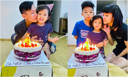 Sinh nhật giản dị và ấm áp của con gái út siêu mẫu Hạ Vy