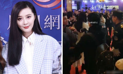 Chỉ tham gia hoạt động công ích mà Phạm Băng Băng được hàng chục nhân viên bảo vệ hộ tống 