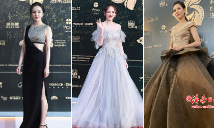 Dương Mịch khoe eo thon đọ sắc cùng Trần Kiều Ân, Lý Nhược Đồng trên thảm đỏ 