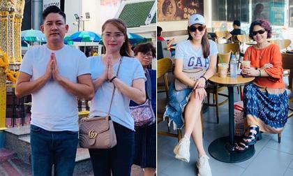 Đi du lịch cùng Thành Đạt, Hải Băng mặc đồ đơn giản, kém sành điệu hơn cả mẹ chồng