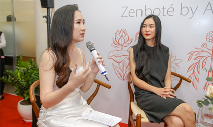 Người mẫu Helly Tống tham dự lễ ra mắt thương hiệu mỹ phẩm hữu cơ Zenboté