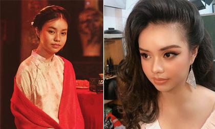 Bất ngờ trước hình ảnh trang điểm sắc sảo của diễn viên nhí 'Người vợ ba' Trà My
