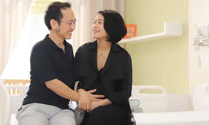 Bầu bí ở tuần 33, MC Phí Linh nổi mẩn đỏ khắp người, nghi bị sốt xuất huyết