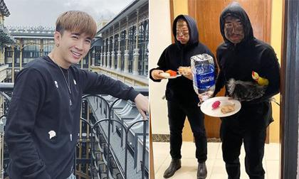 Chi Dân 'cải trang' thành người mặc đồ đen đang gây hoang mang: Sao Việt thích thú, dân mạng lại kêu 'xàm'