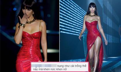 Siêu mẫu Hà Anh bị chê 'bụng như cái trống', fan ruột ào ào vào bênh: 'Đẻ được đi rồi biết'