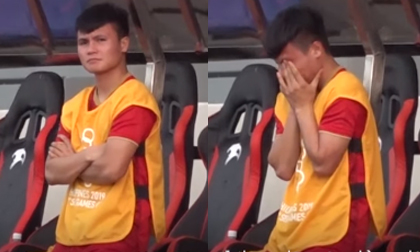 Khoảnh khắc xúc động: Quang Hải ôm mặt bật khóc khi Việt Nam bị Thái Lan dẫn trước