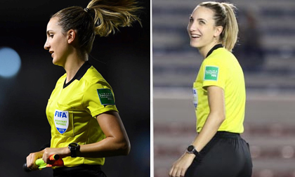 Nữ trọng tài xinh đẹp khiến dân mạng 'phát sốt' sau trận chung kết bóng đá nữ SEA Games