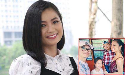 San 'Hoa hồng trên ngực trái' - Diệu Hương cùng gia đình sang Mỹ định cư