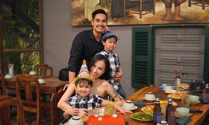 Baggio đón sinh nhật bên vợ và hai con sinh đôi