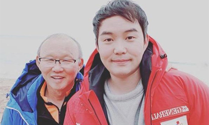 Chân dung con trai người Hàn hiếm khi lên sóng của huấn luyện viên Park Hang-seo