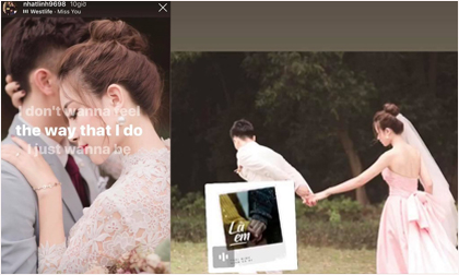 Cuối cùng bạn gái Phan Văn Đức cũng đăng ảnh cưới có đầy đủ cô dâu và chú rể