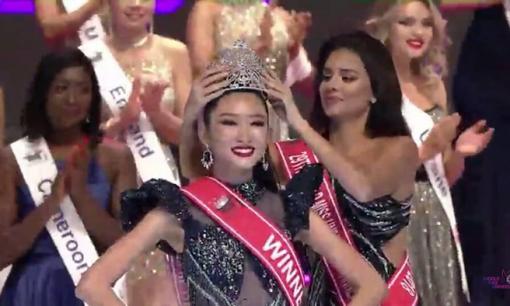 Người đẹp Thanh Khoa đăng quang Hoa hậu sinh viên thế giới 2019