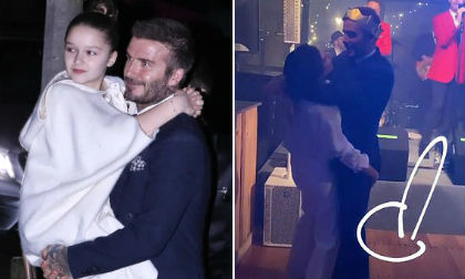David Beckham đúng chuẩn người đàn ông của năm: Hết bế con gái 8 tuổi lại 'sủng' vợ hết mực 