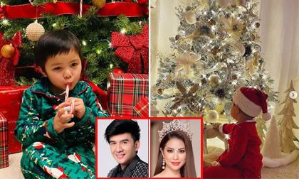 Sao Việt đồng loạt chia sẻ hình ảnh háo hức đón Giáng sinh của 'cậu ấm, cô chiêu'