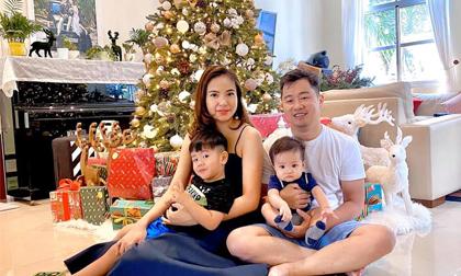 Dịp Giáng sinh, Á hậu Kiều Khanh hé lộ không gian bên trong căn hộ đang sống cùng chồng con