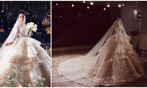 Chiếc váy cưới gây choáng ngợp của hot vlogger Gà Tây Tây: Thợ may phải rửa tay ba lần trước khi chạm vào