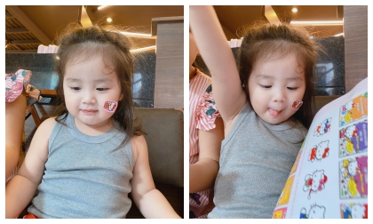 Tan chảy với nét thanh tú đáng yêu của con gái Hoài Lâm