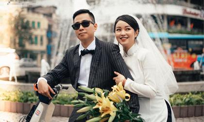 Hé lộ bộ ảnh cưới của hot girl Mi Vân và chồng thứ hai