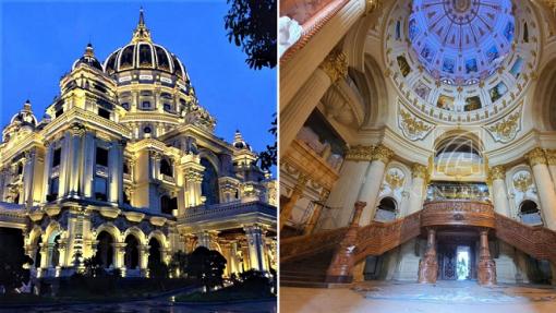 Cận cảnh bên trong ngôi biệt thự nguy nga như cung điện ở Ninh Bình