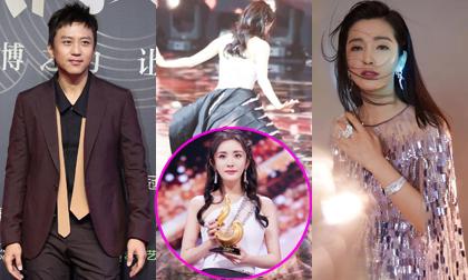 Dương Mịch gặp sự cố xém té sấp trên sân khấu và đây là phản ứng của Lý Băng Băng