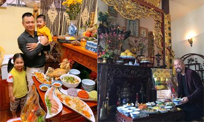 Sao Việt làm mâm cỗ cúng ông Táo về trời vào ngày 23 tháng Chạp