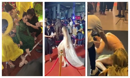 Cận tết nguyên đán, sao Việt liên tục gặp sự cố 'té-xỉu' trên thảm đỏ