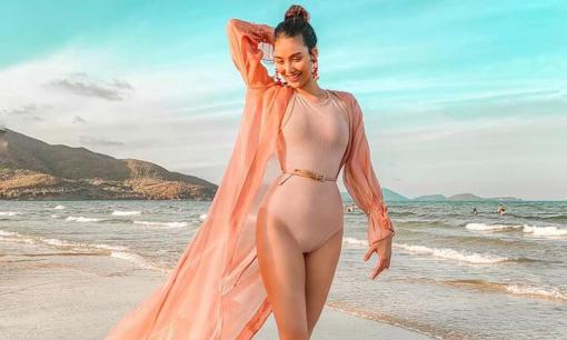 Lan Khuê khoe ảnh chồng chụp cực đỉnh: Mặc đồ giản dị trông con nhưng vẫn khoe được body mướt mát 