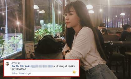 Bạn gái Đặng Văn Lâm đáp trả căng đét khi bị cà khịa: 'Ai rồi cũng bị đấm gãy răng thôi'