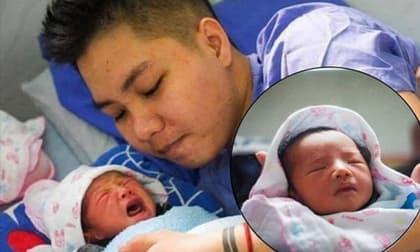 Hình ảnh hiếm hoi về em bé của 'người đàn ông Việt Nam đầu tiên mang bầu'