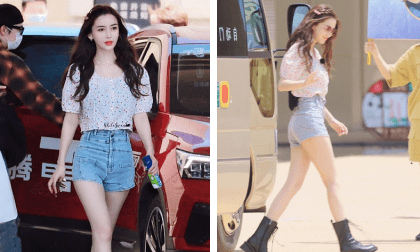 Phát hờn với sắc vóc quá nuột của “gái 1 con” Angelababy dưới ống kính người qua đường 