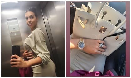 Bị đồn mang bầu, bạn gái C. Ronaldo còn khoe nhẫn đính chi chít kim cương, nghi vấn đã đính hôn