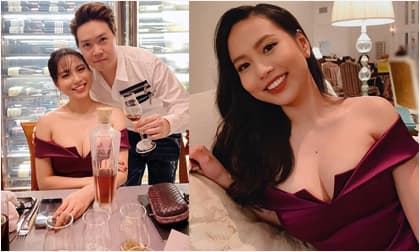 Vợ Lê Hiếu khoe trọn vẻ ngoài nóng bỏng trong bức ảnh mừng sinh nhật từ chồng