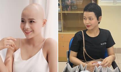 Nữ sinh Ngoại thương trọc đầu vì mắc ung thư tái xuất xinh đẹp, tiết lộ sức khỏe hiện tại