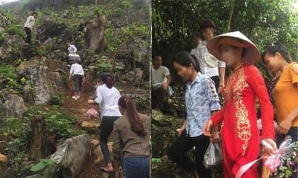 Đám cưới đặc biệt ở vùng núi nhận được hàng chục nghìn lượt like vì 'yêu nhau mấy núi cũng trèo'