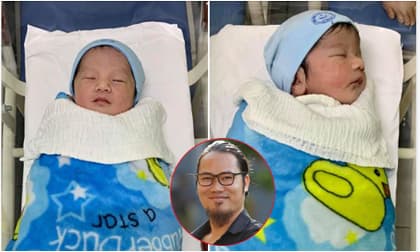 Danh hài Vượng Râu bất ngờ đón cặp song sinh 2 trai ở tuổi 40