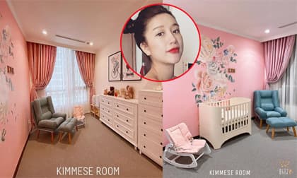 Hot girl Vân Navy hé lộ căn phòng chuẩn rich kid của con gái sắp chào đời