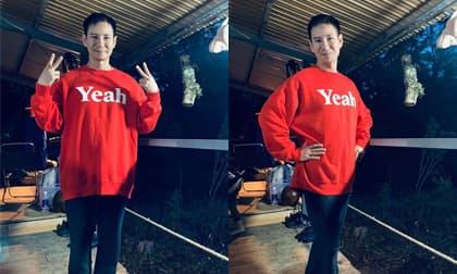 Mượn đồ vợ mặc, Lý Hải tạo dáng nữ tính nhận 'bão like' từ fan