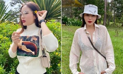 Trang phục gây 'nhức mắt' của Hoa hậu Kỳ Duyên khi đi du lịch: Hết xuyên thấu lộ nội y đến hình in nhạy cảm