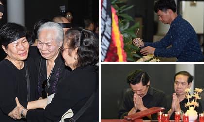 Nghệ sĩ Việt đến dự đám tang NSƯT Hoàng Yến và chia buồn cùng gia đình