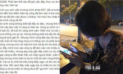 Bị sếp nữ U40 'gạ tình' mà không muốn bỏ việc lương cao, anh chàng được dân mạng hiến kế hay