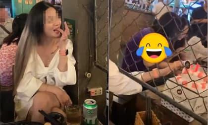 Cô gái bị chỉ trích vô duyên vì dùng tay 'ăn lén' bánh sinh nhật của người lạ 