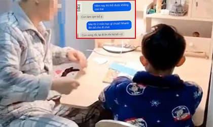 Vợ giận tím người khi biết cách bố 'trẻ trâu' trị thói lười học của con