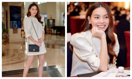 Lần đầu đi sự kiện khi mang thai, Hà Hồ xinh đẹp hút hồn nhưng đôi giày cao gót khiến ai cũng hãi