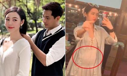 Hậu nghi án 'phim giả tình thật' với Thanh Sơn, Quỳnh Kool lộ vòng hai kém thon gọn