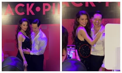 Hà Hồ bầu bí vẫn quậy cực sung, Kim Lý dịu dàng xoa bụng bạn gái trước truyền thông, chính thức khoe tin vui 