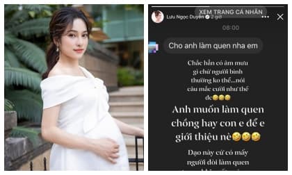 Liên tục nhận tin nhắn cưa cẩm khi đang bầu bí, bà xã Dương Khắc Linh có phản ứng cực chất