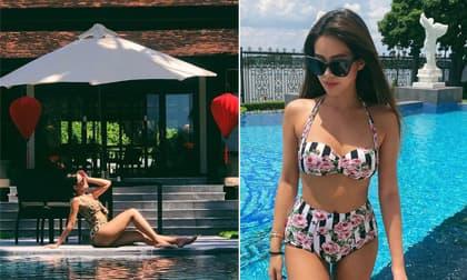 Trở về từ resort 5 sao, tiểu thư Tiên Nguyễn đăng ảnh bikini nóng bỏng