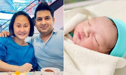 Diễn viên Cao Ngọc Xuân sinh con cho chồng Ấn Độ: Thiên thần nhỏ vô cùng bụ bẫm, đáng yêu