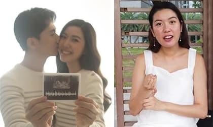 Á hậu Thúy Vân lần đầu khoe ảnh siêu âm thai nhi, hành động nguy hiểm khi mang bầu bị fan nhắc nhở