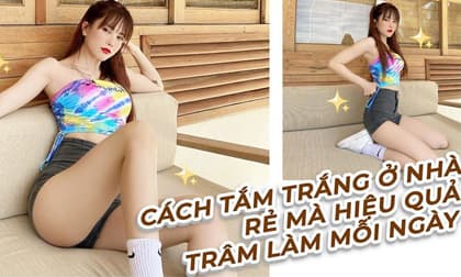 Hậu bị chê béo và già, Thiều Bảo Trâm hướng dẫn cách tắm trắng siêu rẻ tại nhà